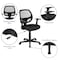 Flash Furniture Mesh Task Chair, Black LF-118P-T-BK-GG - alternate 2